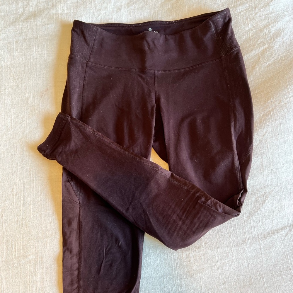 Athleta legging maroon